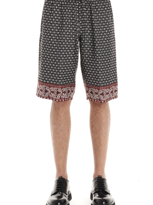 Dolce & Gabbana Bandana Bermuda Shorts