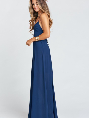 Godshaw Goddess Gown With Short Lining ~ Rich Navy Crisp