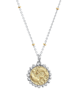 Pisces Zodiac Pendant With Diamonds