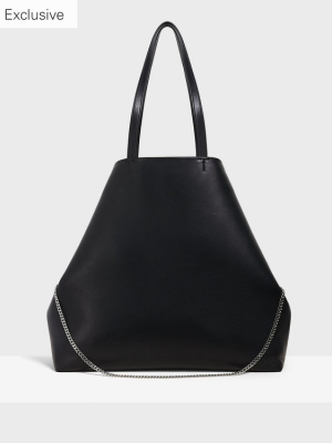 Simple Tote In Leather