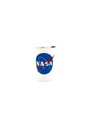 Nasa 10oz Ceramic Travel Mug - Silver Buffalo