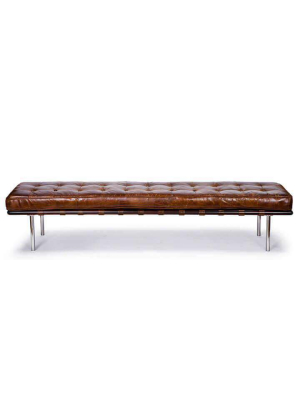 Tufted Gallery Bench