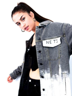 'go Nets' Denim Jacket - Women