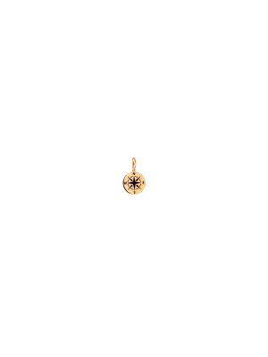 14k Single Midi Bitty Compass Charm