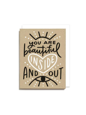 Beautiful Inside + Out Card By Worthwhile Paper