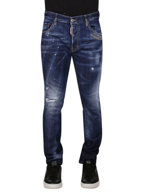 Dsquared2 Distressed Slim-fit Jeans