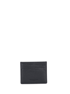 Maison Margiela Logo Debossed Four-stitch Cardholder