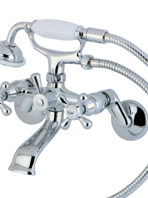 Wall Mounted Tub Faucet Chrome - Kingston Brass