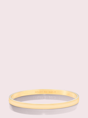 Heart Of Gold Idiom Bangle