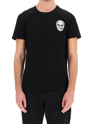 Alexander Mcqueen Skull Patch T-shirt