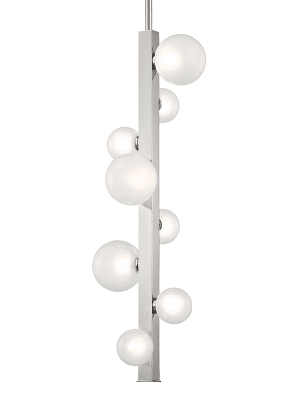 Mini Hinsdale 8 Light Pendant Polished Nickel