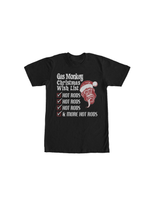 Men's Gas Monkey Christmas Wish List T-shirt