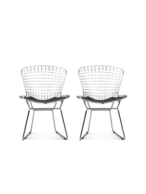 Set Of Two Bertoia Side Chairs