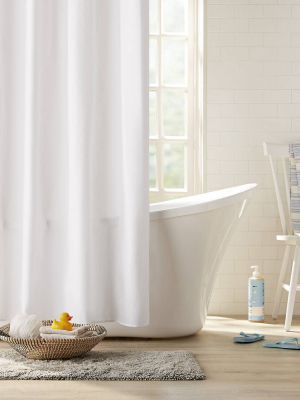 Fabric Shower Curtain White - Clorox