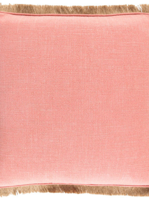 Ellery Coral/beige Pillow