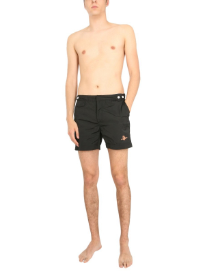 Vivienne Westwood Logo Embroidered Swim Shorts