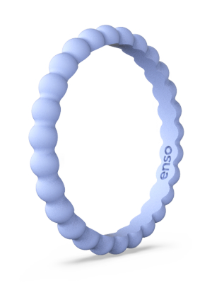 Beaded Stackable Silicone Ring - Ocean Breeze