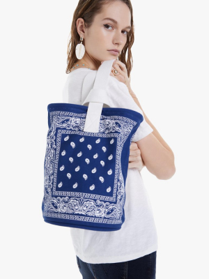 Arizona Love Bandana Bucket Bag - Navy