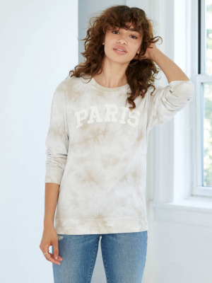 Women's Paris Graphic Sweatshirt - White