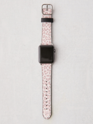 Casetify Dusty Pink Leopard Apple Watch Strap