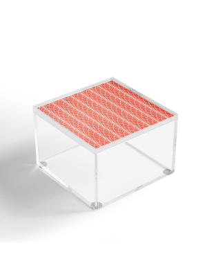 Heather Dutton Arcada Persimmon Acrylic Box - Deny Designs