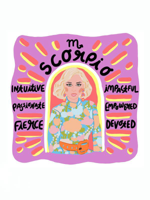 Zodiac Print: Scorpio Katy Perry