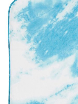 Tie-dye Performance No Sweat Hand Towel - Bright Aqua Tie Dye