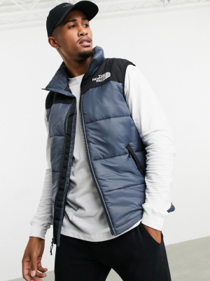 The North Face Himalayan Insulated Vest In Gray