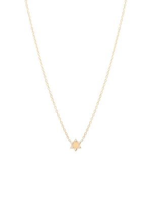 14k Itty Bitty Star Of David Necklace