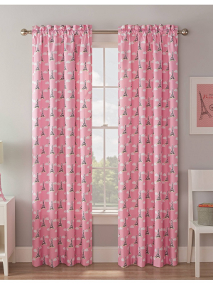 Tres Chic Blackout Curtain Panels Pink - Waverly Kids