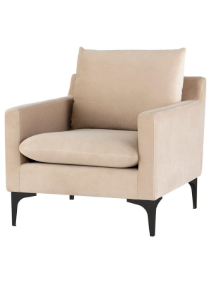 Nuevo Anders Single Seat Sofa - Nude