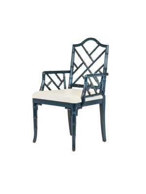 Bristol Arm Chair Navy Lacquer