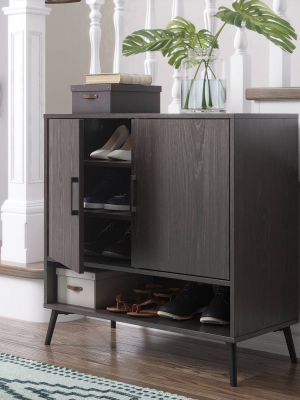 Woodbury Shoe Cabinet Woodgrain - Riverridge Home