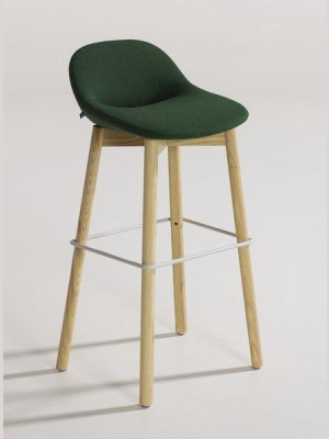 Beso Wooden Leg Stool By Artifort