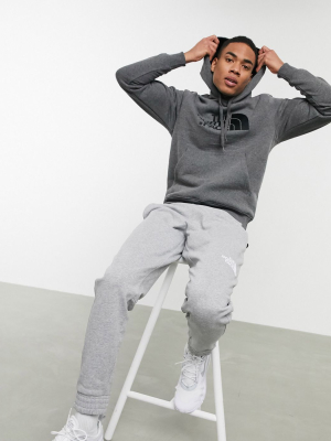 The North Face Drew Peak Pullover Hoodie In Gray