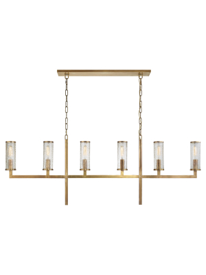 Liaison Large Linear Chandelier In Various Colors