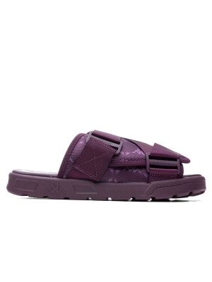 Kappa 222 Banda Mitel 4 Sandals - Dk Violet/white