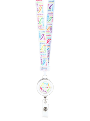 Id Avenue Ribbon Lanyard Love