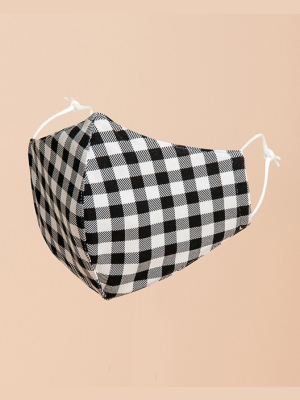 Double Zero Gingham Non-medical Face Mask