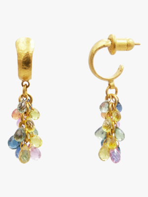 Bacchus Fancy Sapphire Earrings