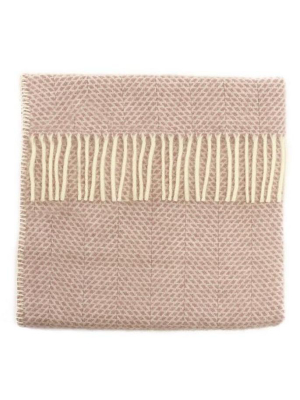 Mornington New Wool Baby Blanket - Dusky Pink