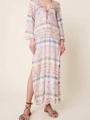 Crochet-knit Cover Up Maxi Dress