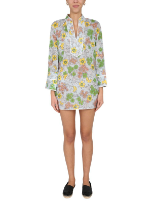 Tory Burch Floral Printed Tunic