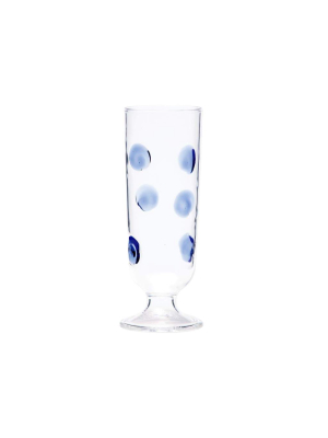 Vietri Drop Champagne Glass - 3 Available Colors