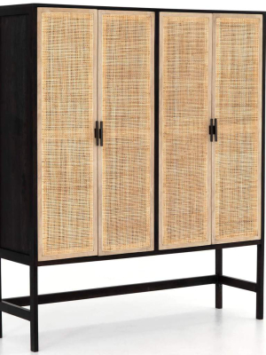 Caprice Cabinet, Washed Black