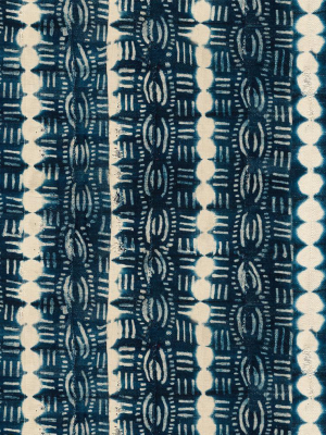 Beads Indigo - Wallpaper