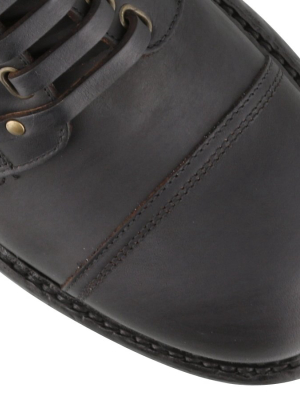 Dolce & Gabbana Lace-up Buckle Detail Derby Shoes