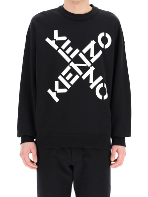 Kenzo Sport Big X Logo Print Sweatshirt