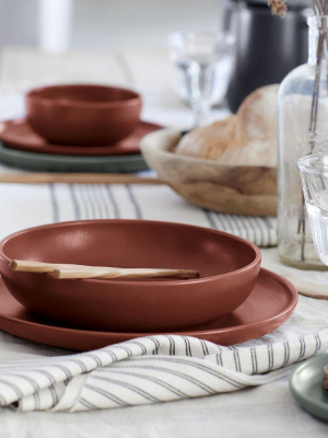 Casafina Pacifica 5 Piece Place Setting In Cayenne