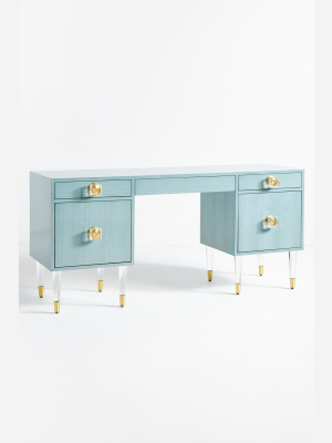 Lacquered Regency Desk